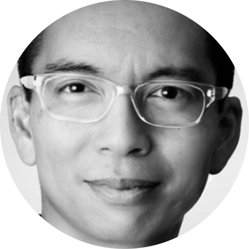 Portrait illustration of John Maeda